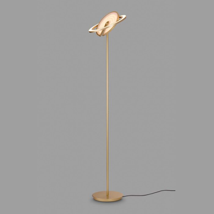 Holtkötter Supernova Linear LED-Deckenfluter Eloxal Messing