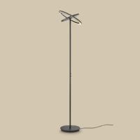 Holtkötter Supernova Linear LED-Deckenfluter Schwarz