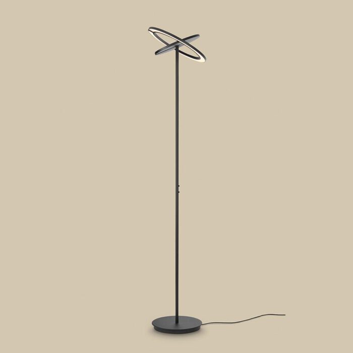 Holtkötter Supernova Linear LED-Deckenfluter Schwarz