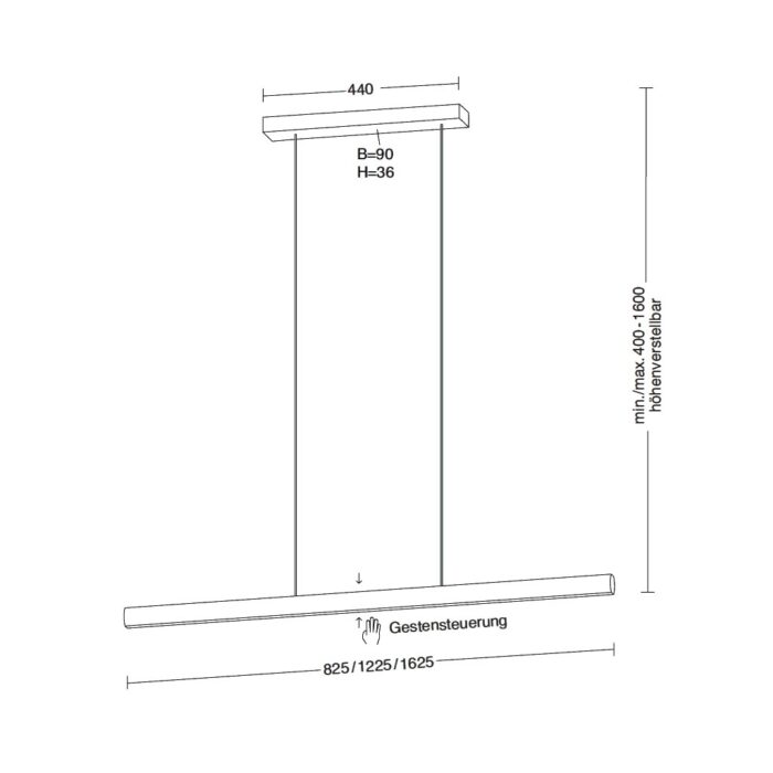 Holtkötter Viona Mueta L Pendelleuchte - 163 cm höhenverstellbar – Bild 7