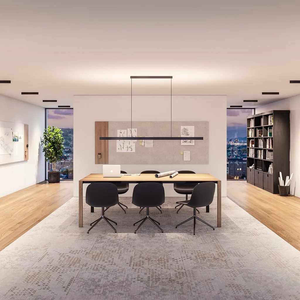 KLEEN Pendelleuchte über Besprechungstisch KLEEN Pendelleuchte über Besprechungstisch