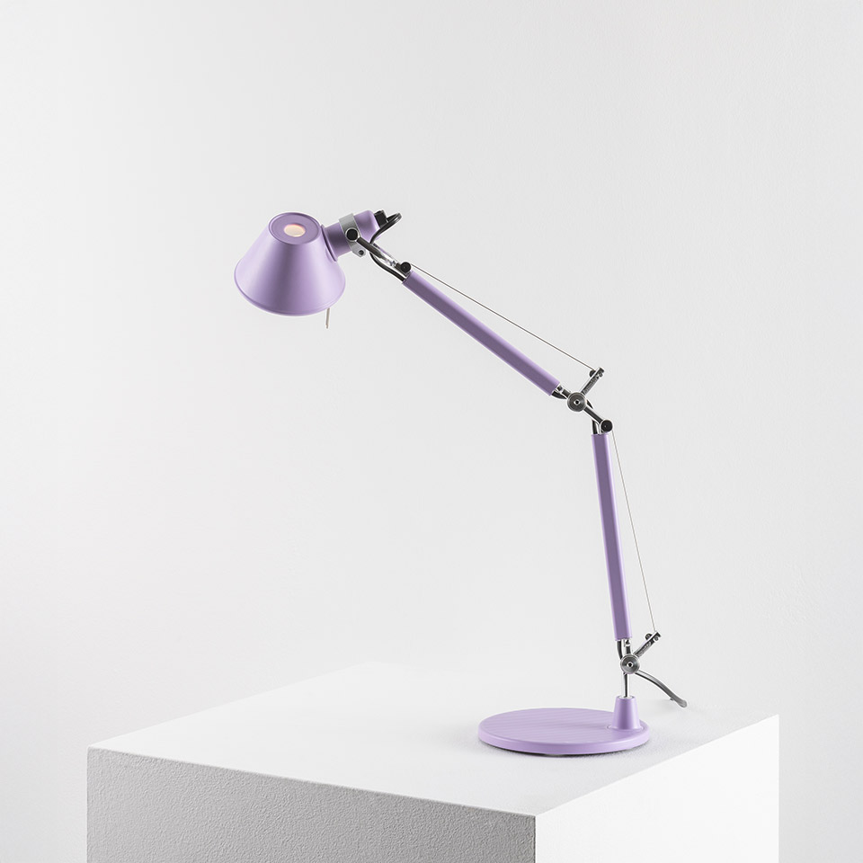 ARTEMIDE Tolomeo Micro Color Matte Tischleuchte Lilac