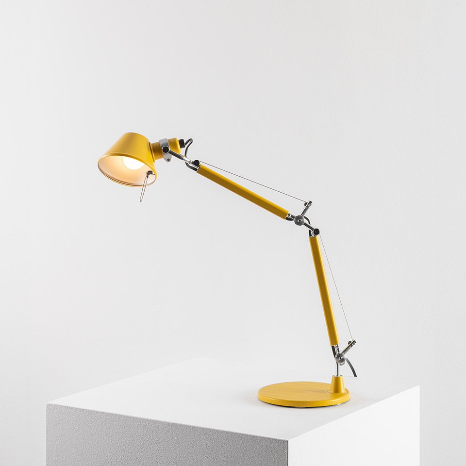 ARTEMIDE Tolomeo Micro Color Matte Tischleuchte Yellow
