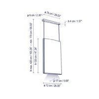 Bover Noren S/72 LED-Pendelleuchte – Bild 9