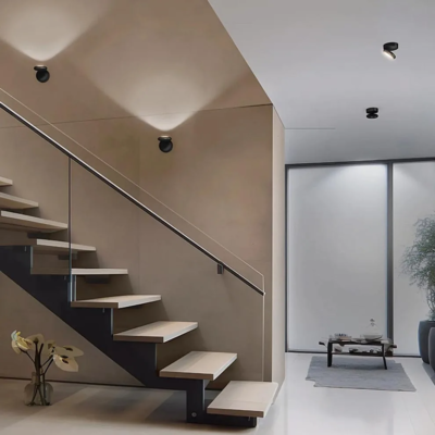 Bruck Blop 3D AC C W Deckenaufbaustrahler schwarz Ambiente