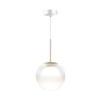 Bruck Blop Moll AC S Pendelleuchte Champagner Weiss