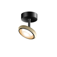 Bruck Blop Spot AC C Deckenaufbaustrahler Champagner Schwarz
