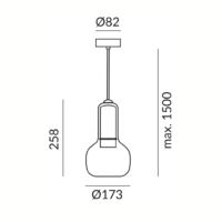 Bruck Booh 170 GU10 S Pendelleuchte – Bild 5