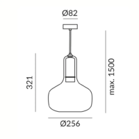 Bruck Booh 250 GU10 S Pendelleuchte – Bild 5