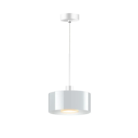Bruck Cantara Glas 190 AC S Pendelleuchte Weiß Glas Weiß