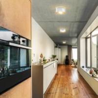 Bruck Cantara Glas 190 LV C Deckenleuchte Ambiente