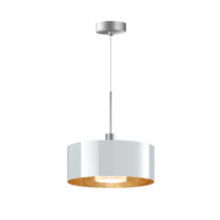 Bruck Cantara Glas 300 AC S Pendelleuchte Chrom Matt Glas Weiß_gold