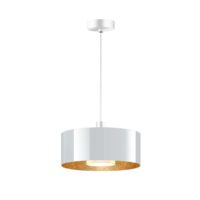 Bruck Cantara Glas 300 AC S Pendelleuchte Weiß Glas Weiß-Gold