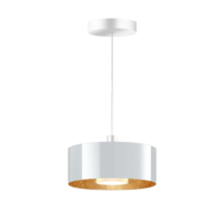 Bruck Cantara Glas 300 LV S Pendelleuchte Weiß Glas Weiß-Gold