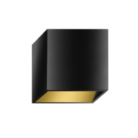 Bruck Cranny LV W Wandleuchte Schwarz Gold