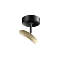 Bruck Blop Flat 120° AC C Spot Deckenaufbaustrahler Champagner Schwarz