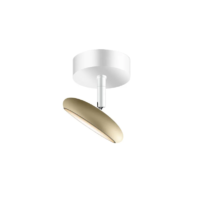 Bruck Blop Flat 120° AC C Spot Deckenaufbaustrahler Champagner Weiss