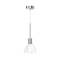 Bruck Silva Neo 110 AC S Pendelleuchte Chrom Glas Klar