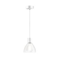 Bruck Silva Neo 110 AC S Pendelleuchte Wei Glas Klar