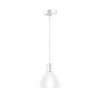 Bruck Silva Neo 110 AC S Pendelleuchte Weiß Glas Weiß