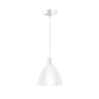 Bruck Silva Neo 160 AC S Pendelleuchte Weiss Glas Weiss