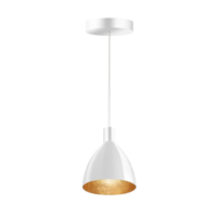 Bruck Silva Neo 160 LV S Pendelleuchte Weiss Glas Weiss-Gold