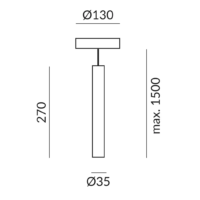 Bruck Star 35 100° LV S Pendelleuchte – Bild 7