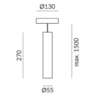 Bruck Star 55 AC S Pendelleuchte – Bild 6