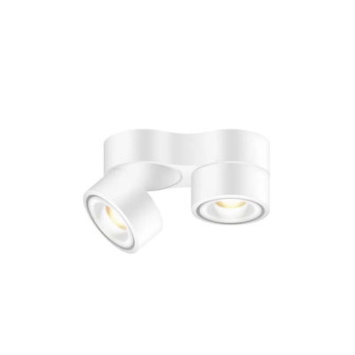 Bruck Vito 75 Duo Spot 50° LV C Deckenaufbaustrahler weiss