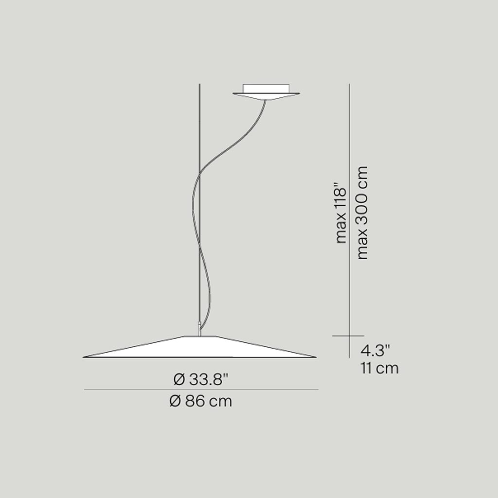 Luceplan Koinè Acoustic Ø 86 cm LED-Pendelleuchte – Bild 7