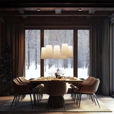 10 HEURES 10 Fiesta x8 Pendelleuchte über einem Esstisch