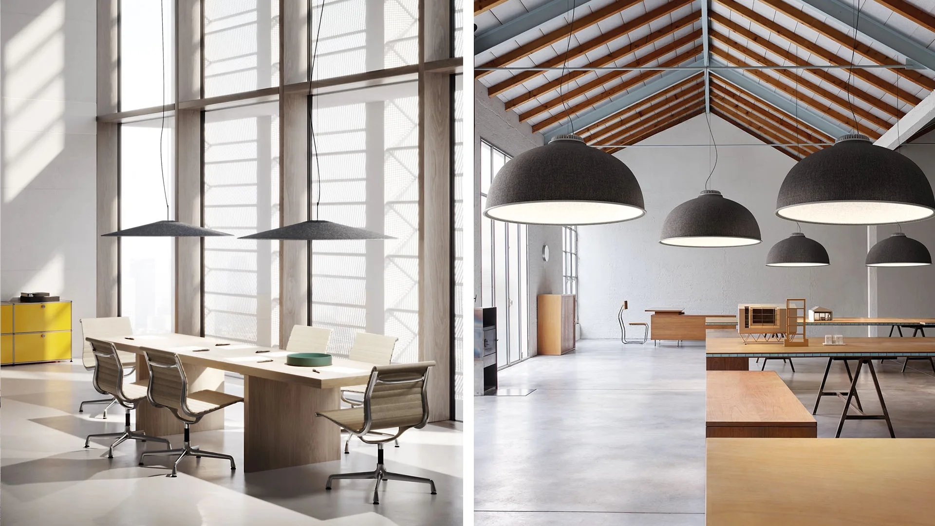 Akustikleuchten von Luceplan