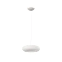 Belux OTO 30 LED-Pendelleuchte Ø 30 cm Zementgrau glänzend
