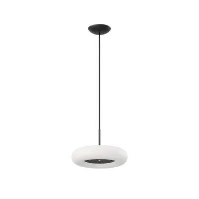 Belux OTO 32 LED-Pendelleuchte mit LFO Linse Ø 30 cm Schwarz matt