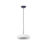 Belux OTO 32 LED-Pendelleuchte mit LFO Linse Ø 30 cm Tiefblau glanz