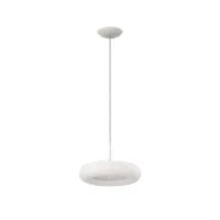 Belux OTO 32 LED-Pendelleuchte mit LFO Linse Ø 30 cm Zement grau glanz