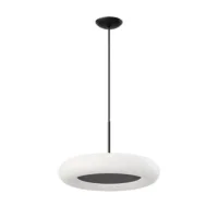 Belux OTO 34H LED-Pendelleuchte Ø 45 cm Schwaez matt