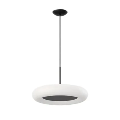 Belux OTO 34H LED-Pendelleuchte Ø 45 cm Schwaez matt