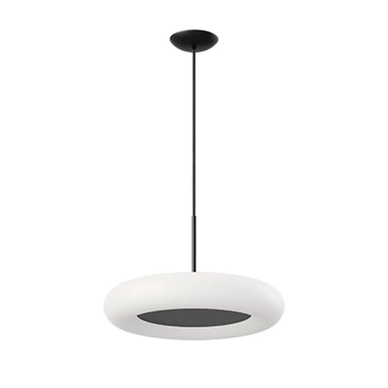 Belux OTO 34H LED-Pendelleuchte Ø 45 cm Schwaez matt