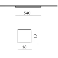 Bruck Asta 540 Deckenleuchte für ALL-IN Schiene – Bild 6