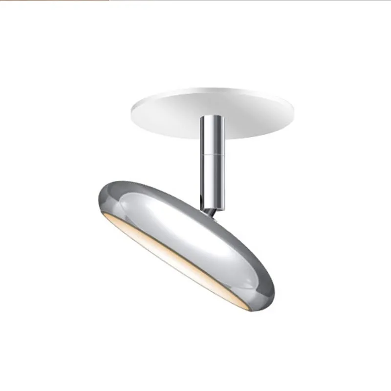 Bruck BLOP FLAT 120° AC C-R Deckeneinbaustrahler Chrom Weiß