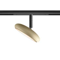 Bruck Blop Flat 120° Deckenstrahler für Micro Schiene Champagner Schwarz