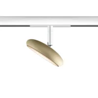 Bruck Blop Flat 120° Deckenstrahler für ALL-IN Schiene Champagner weiss