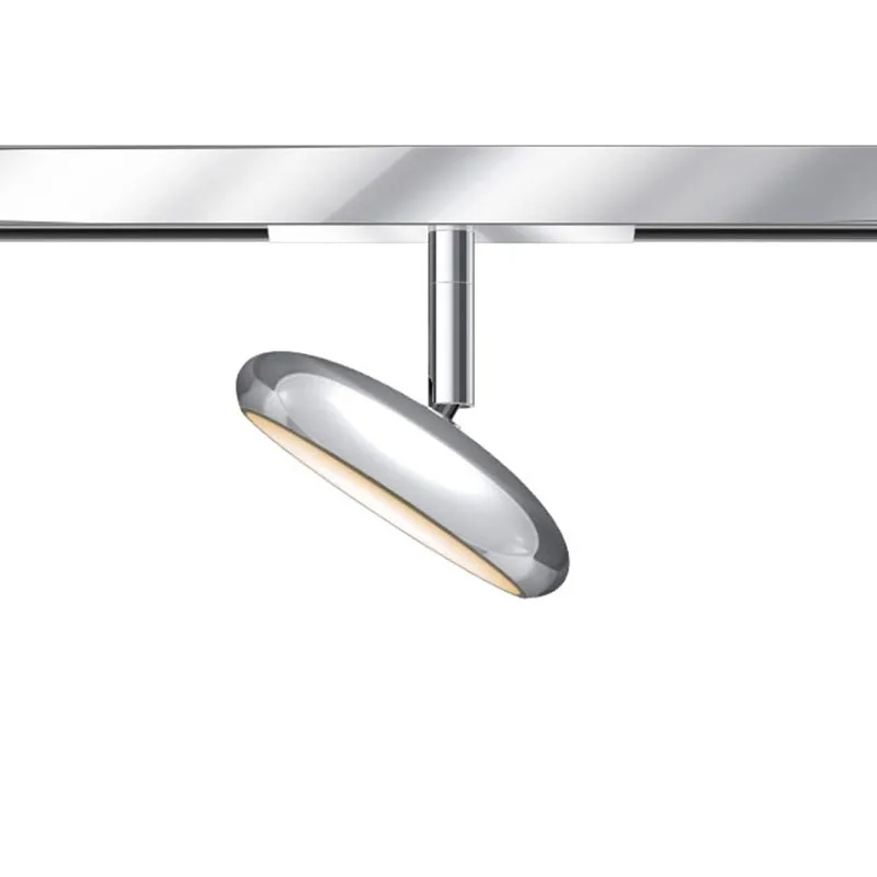 Bruck Blop Flat 120° Deckenstrahler für ALL-IN Schiene Chrom