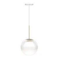 Bruck Blop Moll Pendelleuchte für ALL-IN Schiene Champagner Weiss