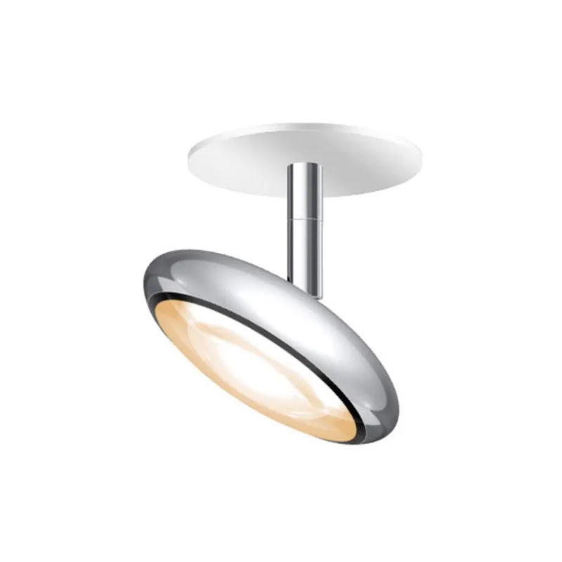 Bruck Blop Spot AC R Deckeneinbaustrahler Chrom Weiß