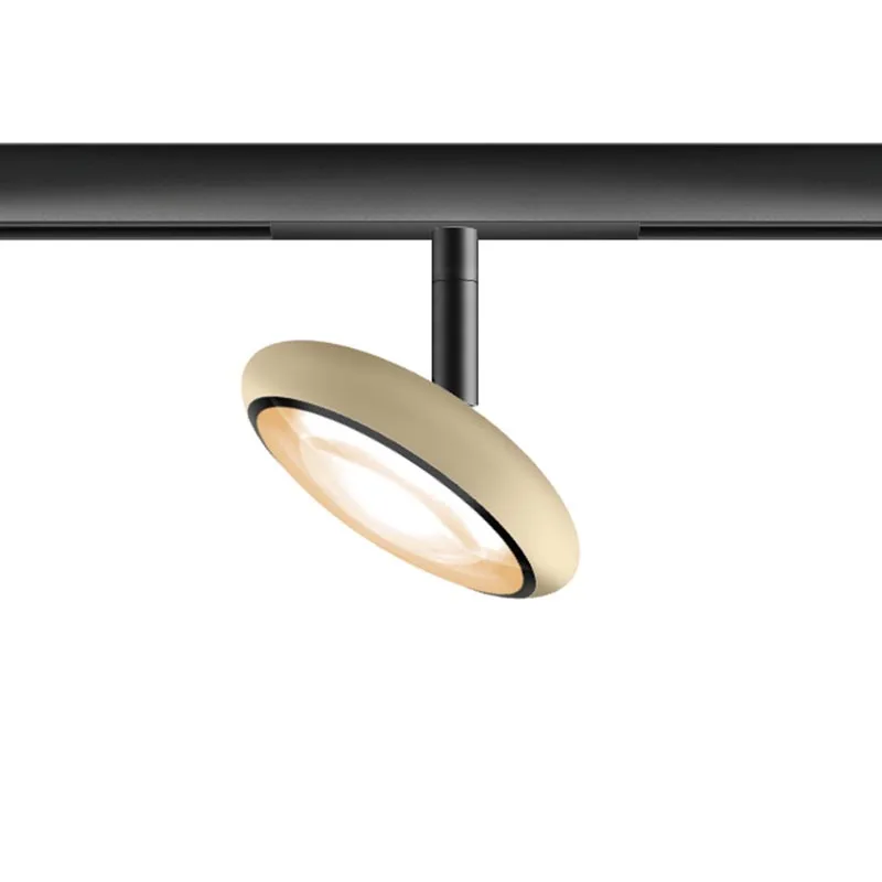 Bruck Blop Spot Deckenstrahler für ALL-IN Schiene Champagner Schwarz
