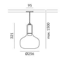Bruck Booh 250 GU10 Pendelleuchte für ALL-IN Schiene – Bild 5