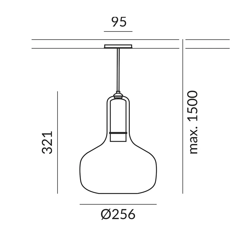Bruck Booh 250 GU10 Pendelleuchte für ALL-IN Schiene – Bild 5