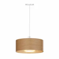 Bruck Cantara Nat 300 Pendelleuchte für ALL-IN Schiene Eiche Weiß